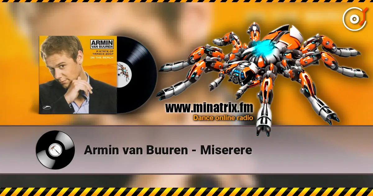 Armin van Buuren - Miserere слухати онлайн у високій якості | Minatrix.FM