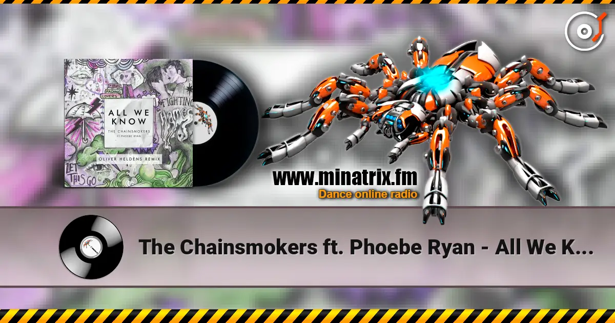 The Chainsmokers ft. Phoebe Ryan - All We Know (Oliver Heldens Extended Remix) слухати онлайн у високій якості | Minatrix.FM