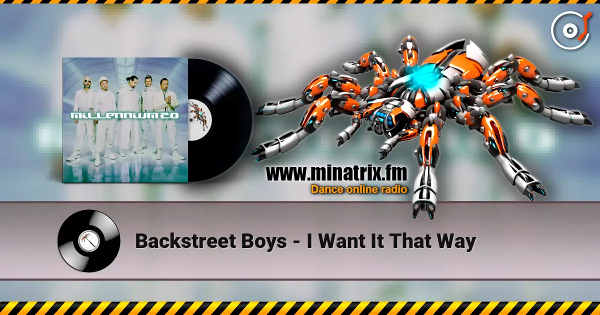 Backstreet Boys - I Want It That Way слухати онлайн у високій якості | Minatrix.FM