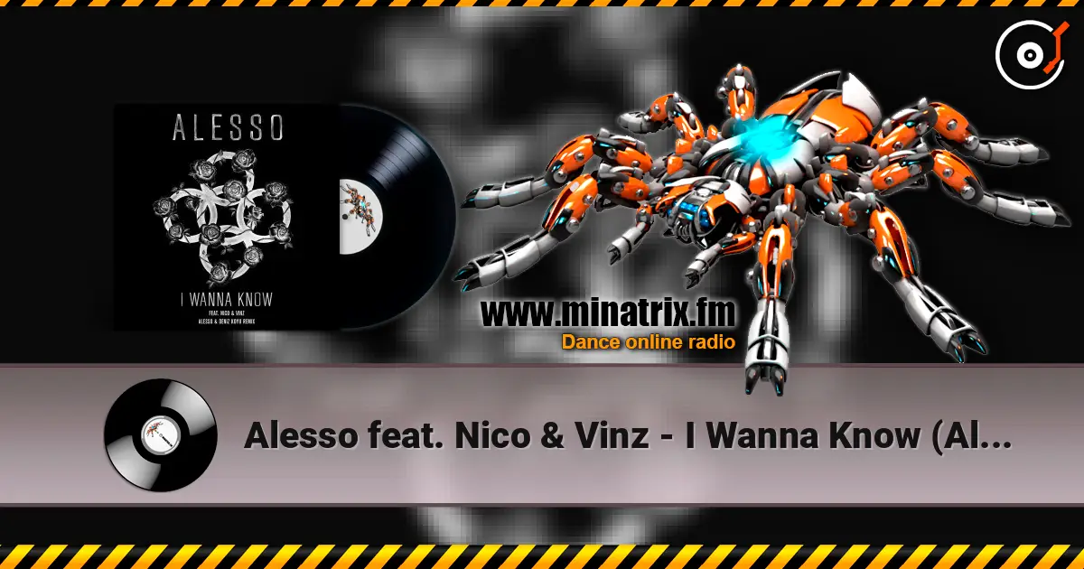 Alesso feat. Nico & Vinz - I Wanna Know (Alesso & Deniz Koyu Remix) слухати онлайн у високій якості | Minatrix.FM