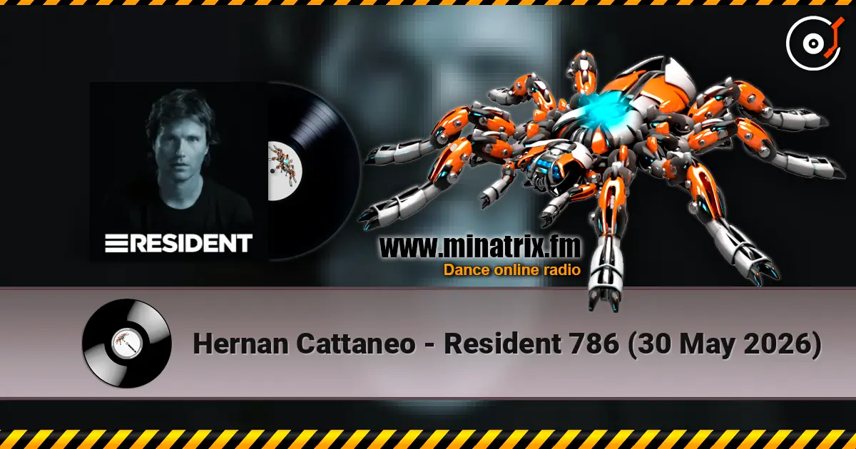 Hernan Cattaneo - Resident 786 (30 May 2026) слухати онлайн у високій якості | Minatrix.FM