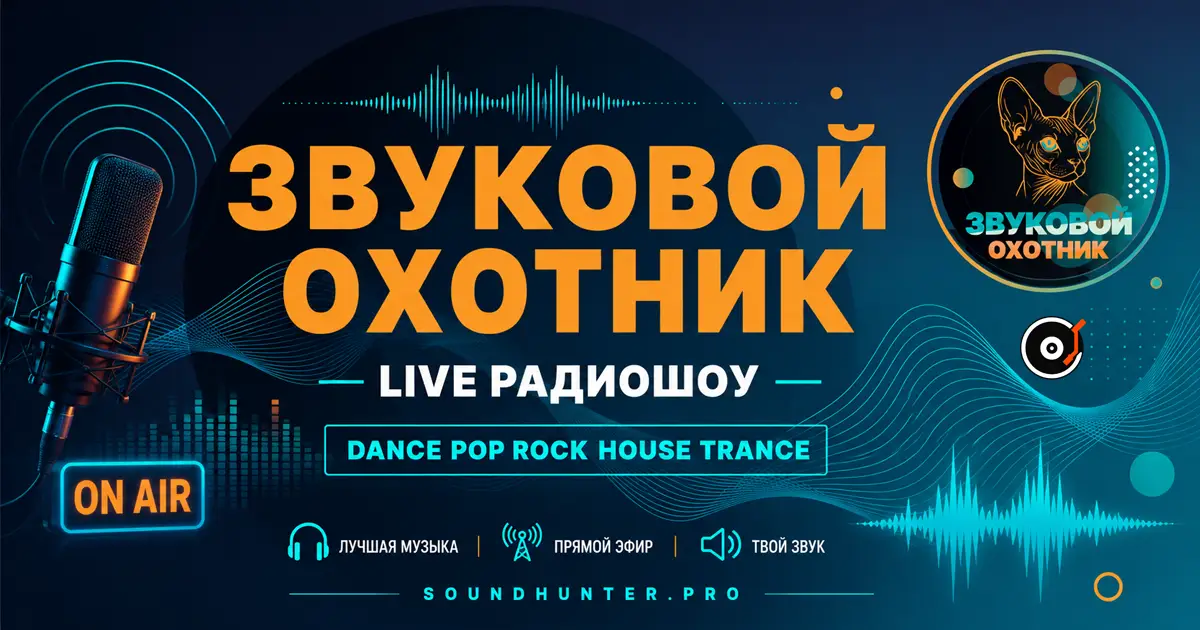 Radio show: «Звуковой Охотник». Saturday at 21:00
